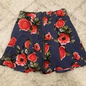 Urban Outfitters - Pins and Needles Floral Mini Skirt